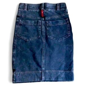 Y2K Vintage Hard Tail Kid Tails denim acid maxi skirt